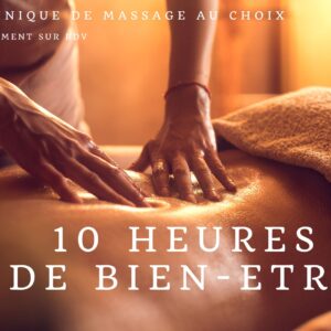 Carte 10 heures de massage