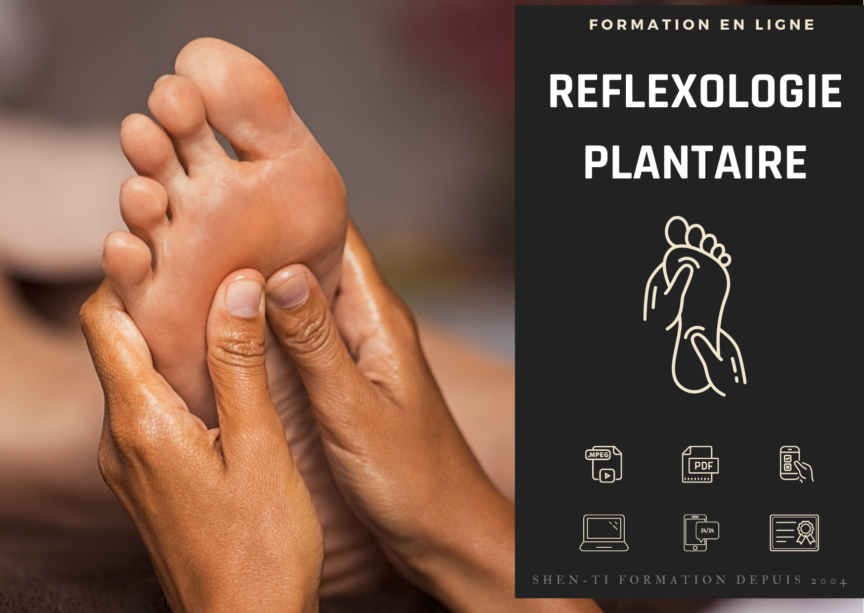 formation en ligne reflexologie plantaire