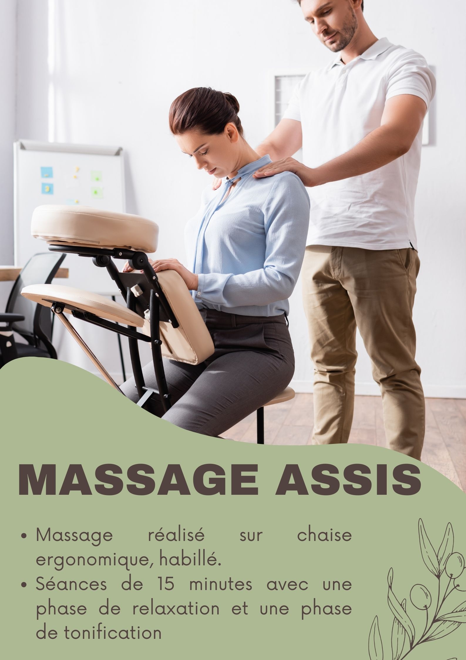 massage assis en entreprise toulouse