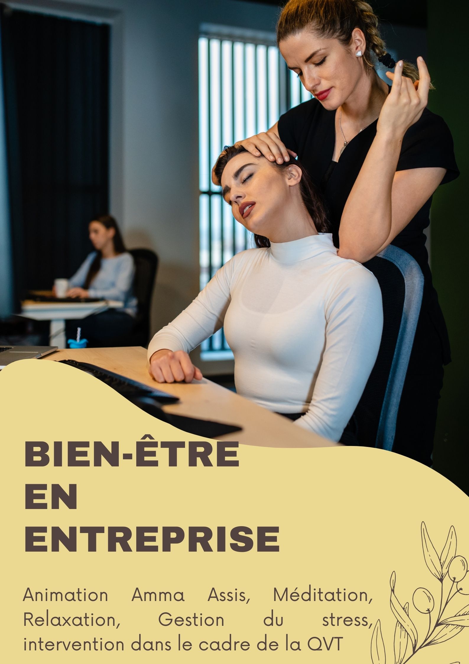 bien etre  qvt massage en entreprise